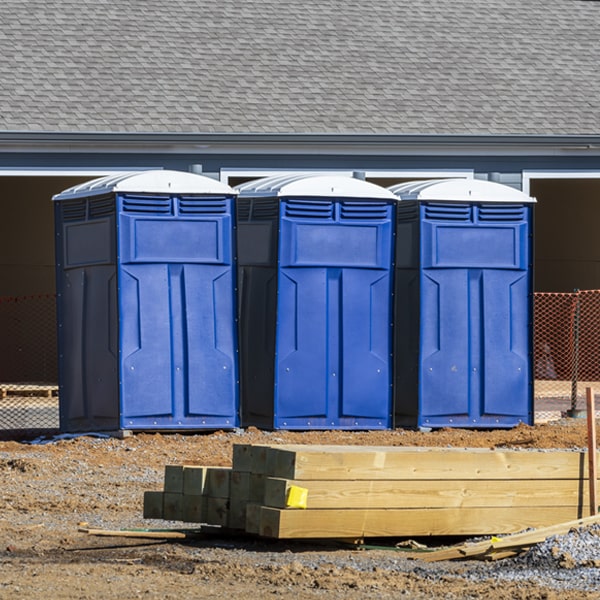 are there any restrictions on where i can place the porta potties during my rental period in Mcfaddin Texas